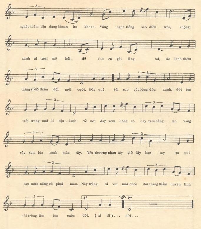 Sheet nhạc Bến Duyên Lành 2